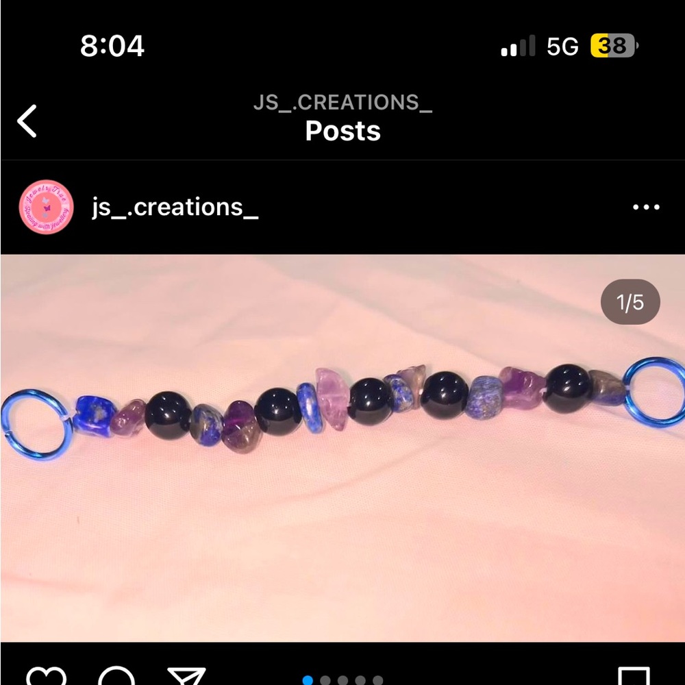 Power keychain handmade